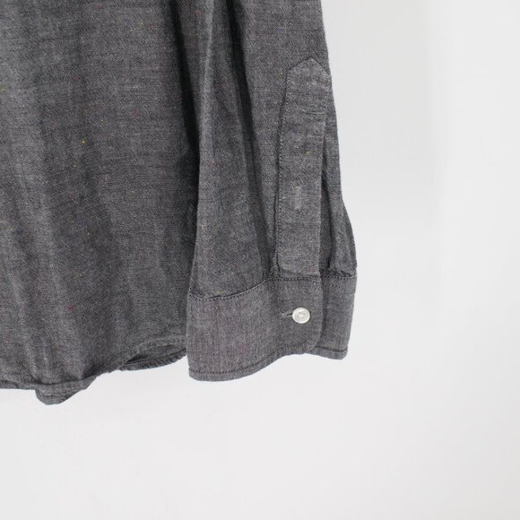 Carhartt Kyoto Shirt Men's 2XL Slim Speckled Long Sleeve Button Down Cotton - Picture 3 of 12